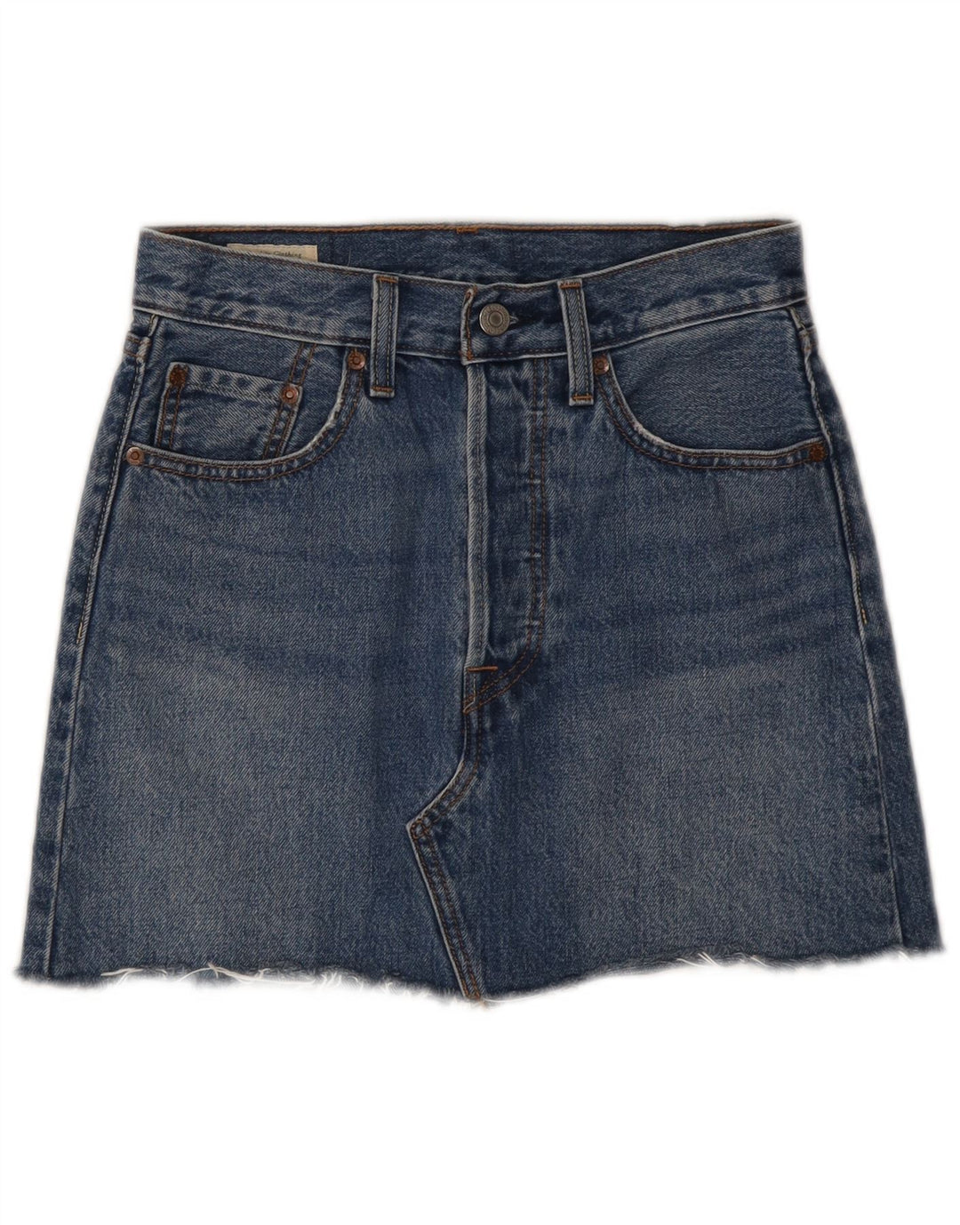 Fusta de blugi pentru femei Levi's W24 XS Bumbac albastru