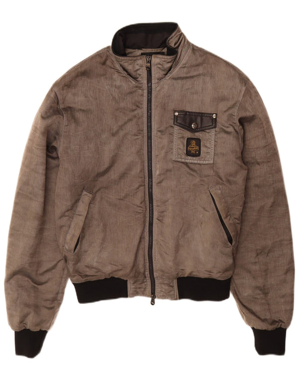 Jachetă Bomber pentru bărbați Refrigiwear UK 38 Medium Gri Poliamidă