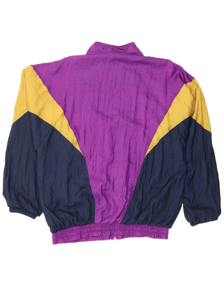 Trening complet pentru bărbați Active, cu formă lejeră, mov mediu, poliamidă color bloc