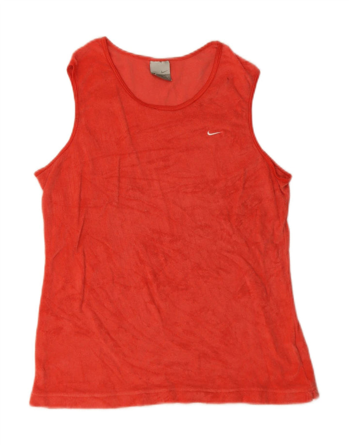 Vest Vest Top pentru femei Nike US 12/14, mare, roșu, bumbac