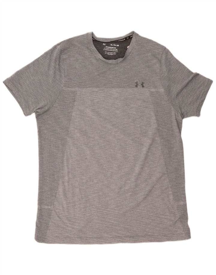 Tricou pentru bărbați Under Armour Top XL Gri Pinstripe Poliester