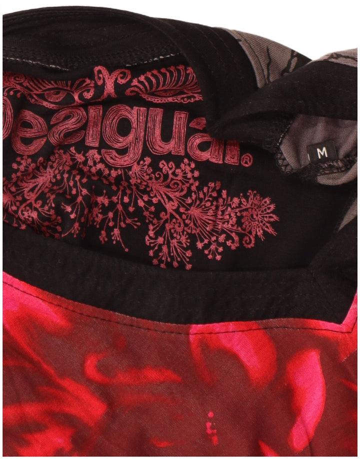 Top grafic pentru femei Desigual cu mânecă lungă UK 12 Medium Multicolor Floral