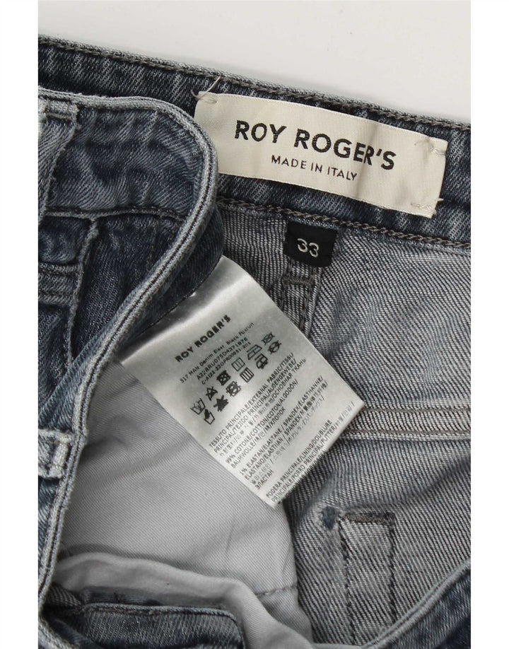 Blugi drepti pentru bărbați Roy Rogers W33 L31 Bumbac albastru