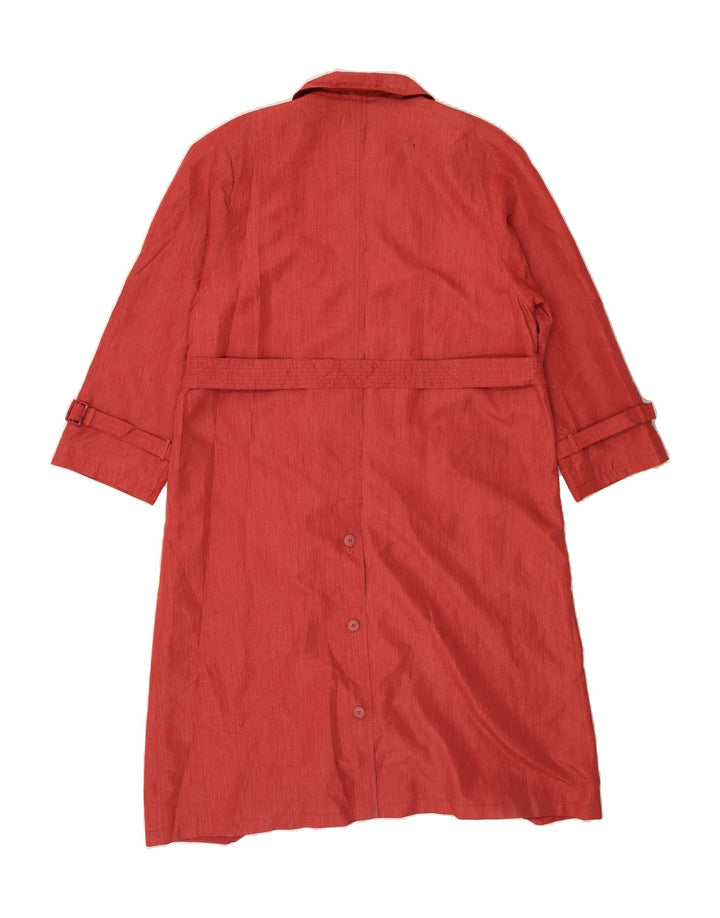 VINTAGE Womens Overcoat UK 16 Large Red Polyester Vintage Vintage and Second-Hand Vintage from Messina Hembry 