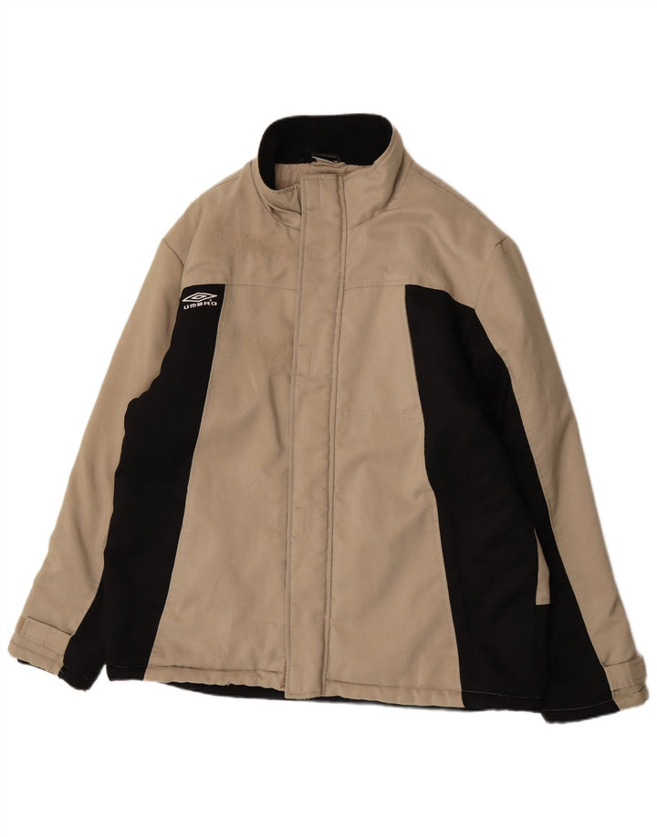 Jachetă de vânt pentru femei Umbro UK 44 2XL, bej, nailon color bloc