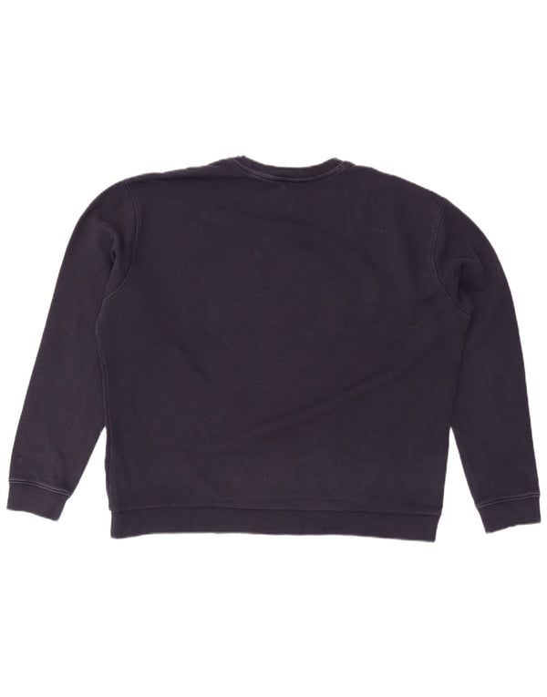 TED BAKER Hanorac supradimensionat pentru femei Pulover Mărimea 4 Mare Albastru Marin Floral