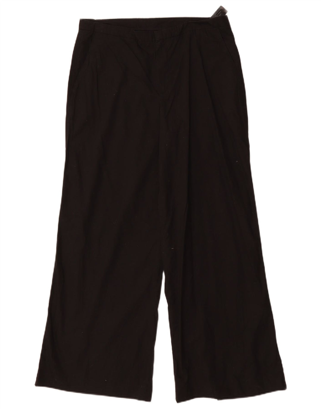 MASSIMO DUTTI Pantaloni chino pentru femei cu picioare largi EU 40 Medium W30 L29 Negru