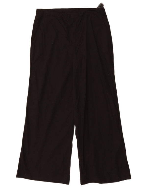 MASSIMO DUTTI Pantaloni chino pentru femei cu picioare largi EU 40 Medium W30 L29 Negru