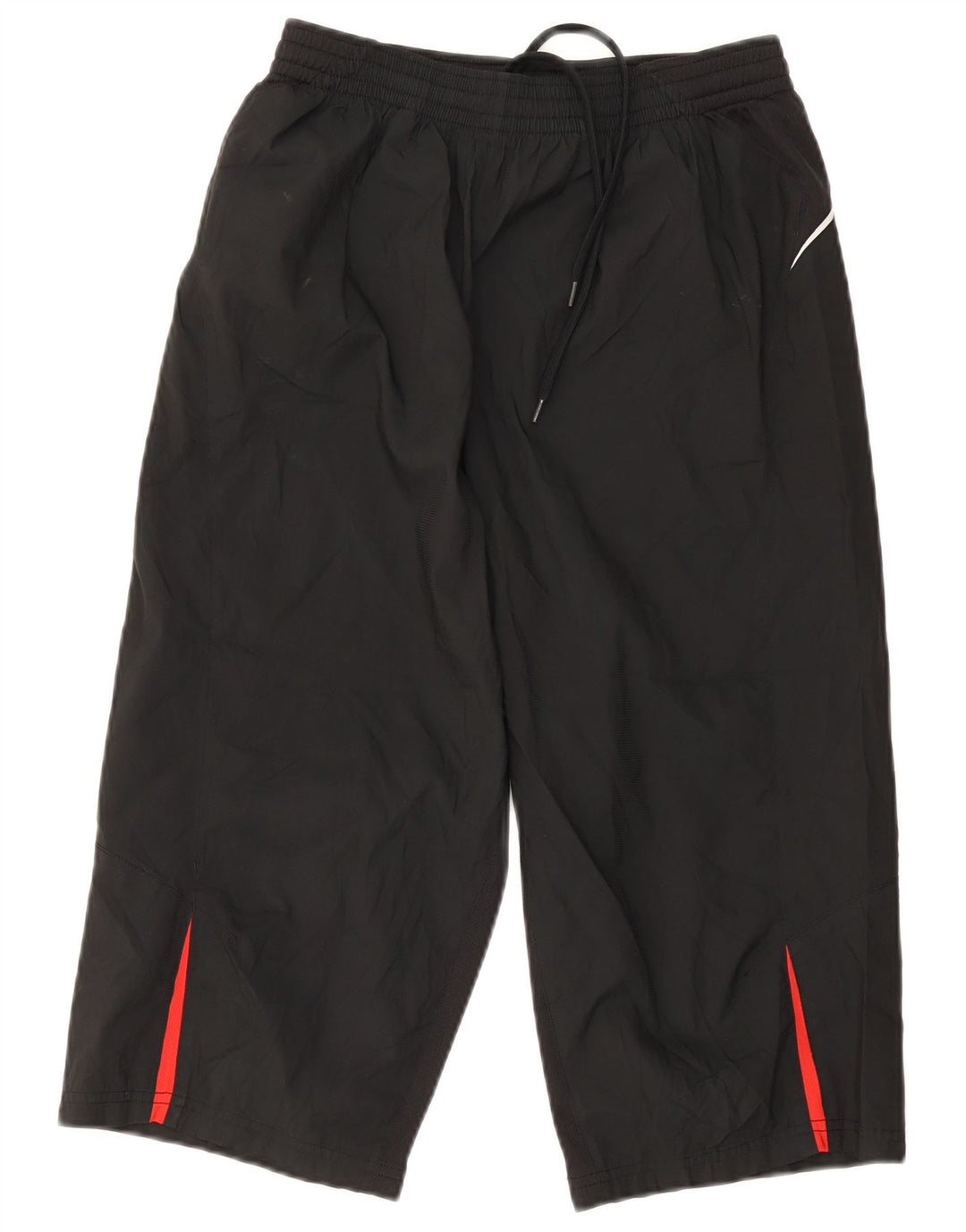 Pantaloni de trening Capri Nike pentru bărbați, negru mediu, poliester color bloc