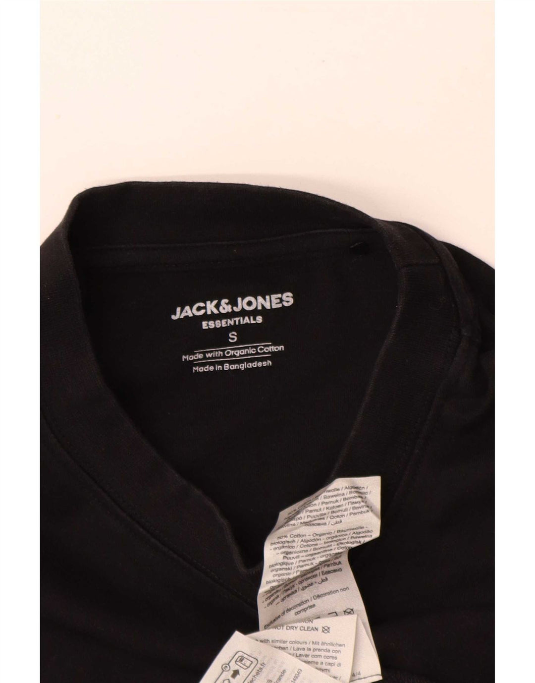 Tricou Jack & Jones pentru bărbați, cu croiala lejeră Top mic negru