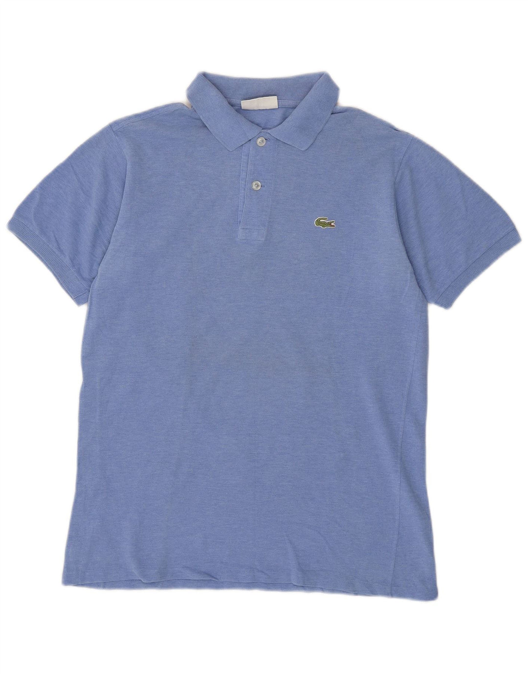 Tricou polo Lacoste pentru bărbați, mărimea 4, bumbac albastru mediu