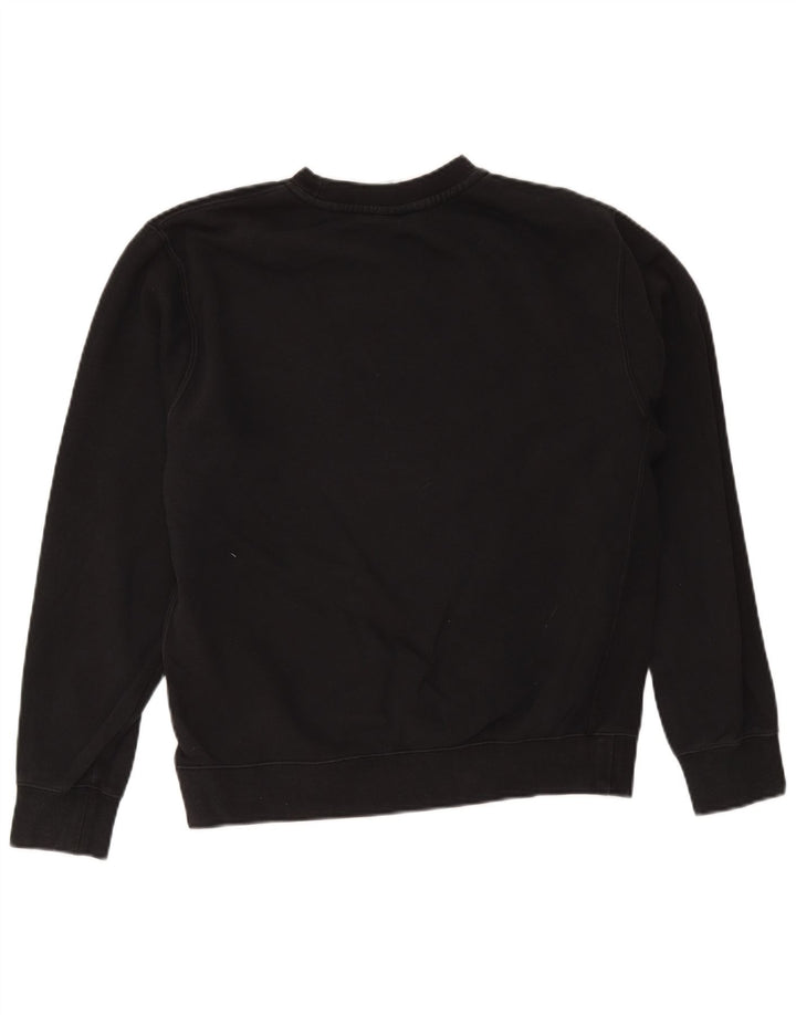 Pulover Nike pentru bărbați, bumbac mediu negru