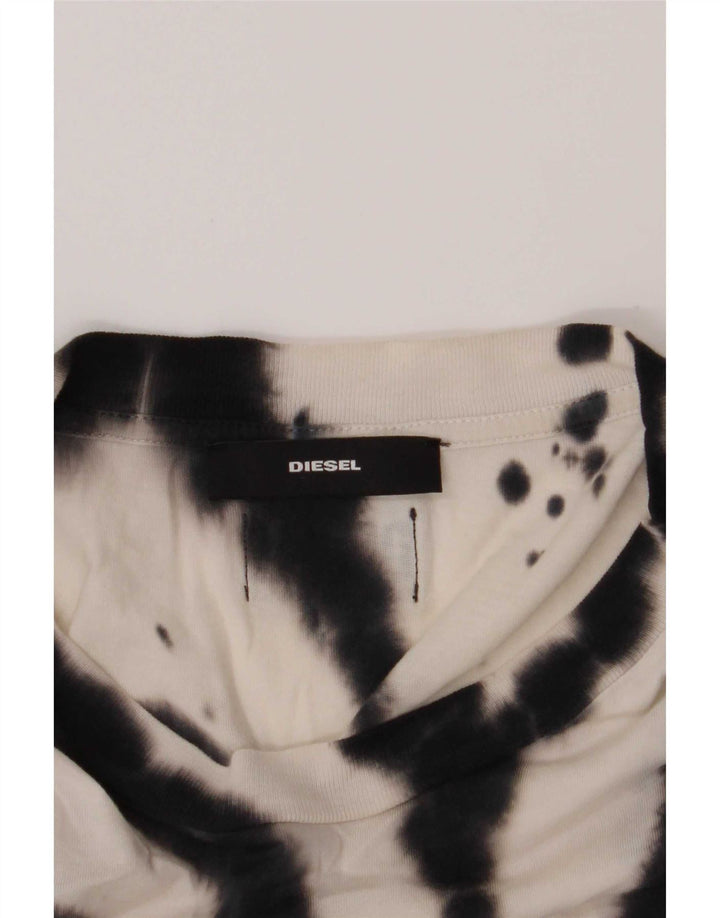 Tricou grafic cu mânecă scurtă Diesel pentru bărbați Top mic multicolor Tie Dye