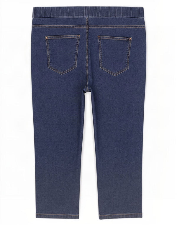 Blugi Capri pentru femei Marks & Spencer UK 18 XL W38 L21 Bumbac albastru