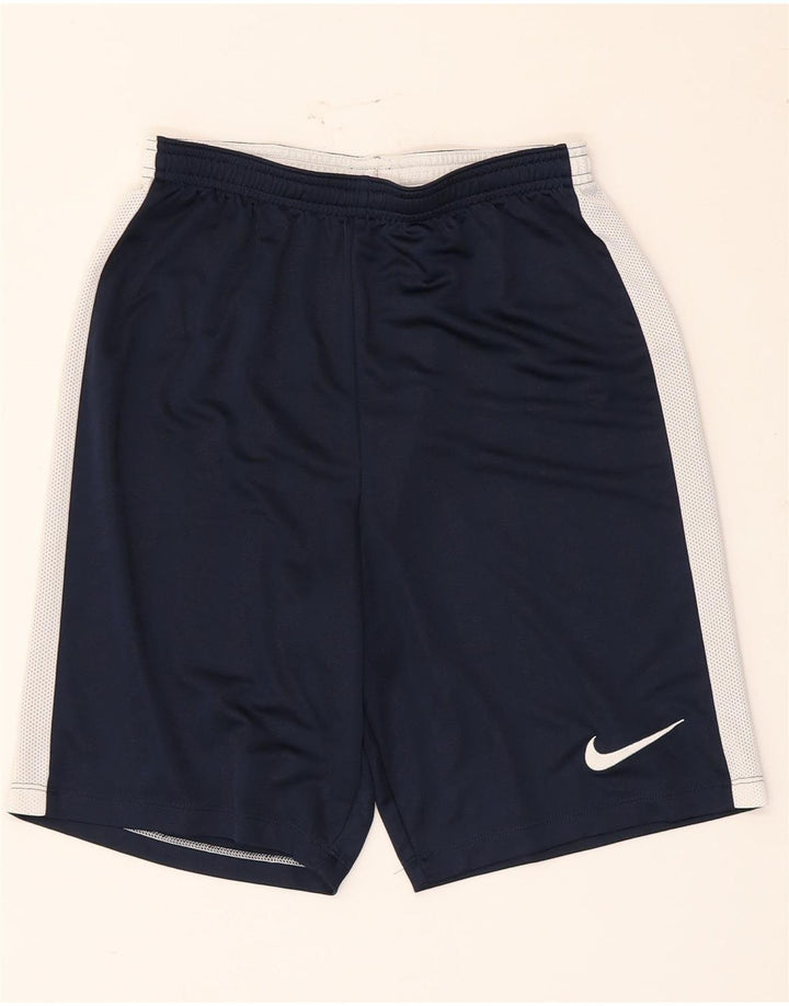 Pantaloni scurți sport Nike Dri Fit pentru bărbați, mici, bleumarin, poliester color bloc