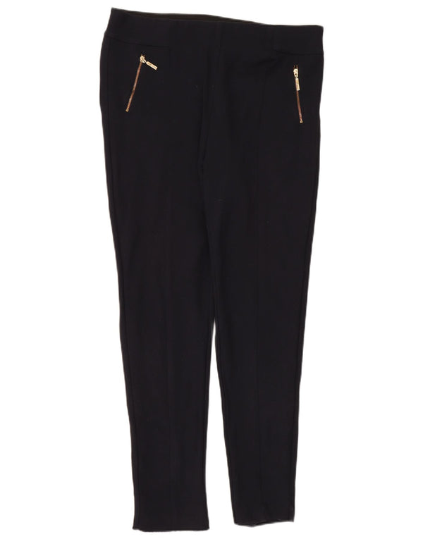 Marks & Spencer Pantaloni slim casual pentru femei UK 16 Large W34 L28 Negru