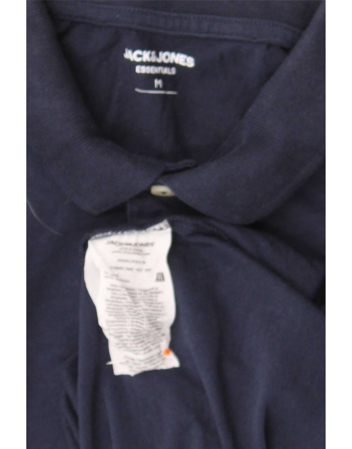Tricou polo Jack & Jones pentru bărbați, bumbac, albastru bleumarin mediu