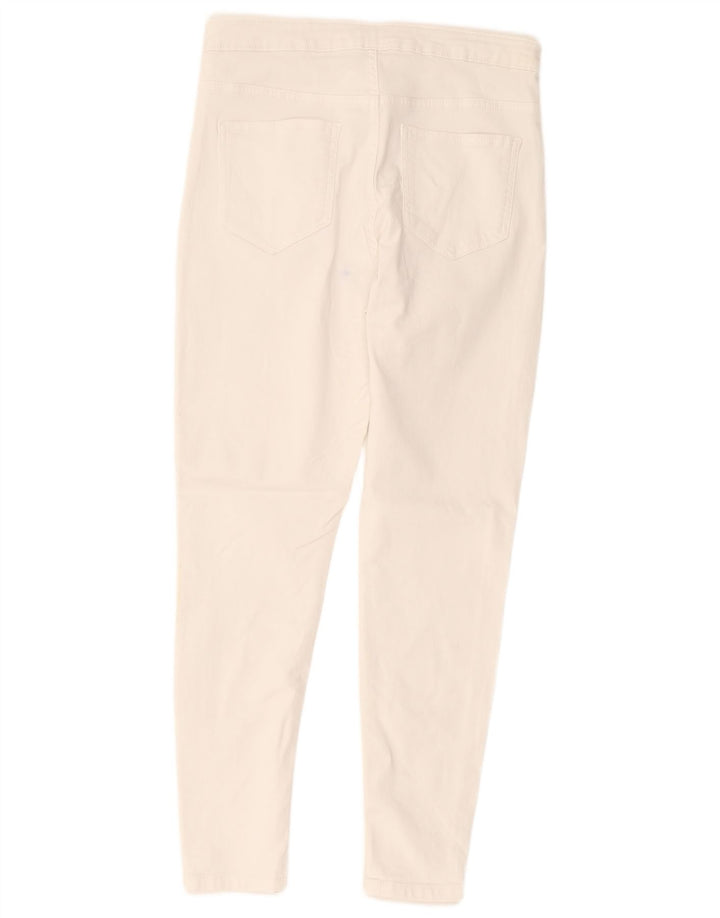 Blugi skinny obișnuiți pentru femei Marks & Spencer UK 14 Medium W30 L27 Alb