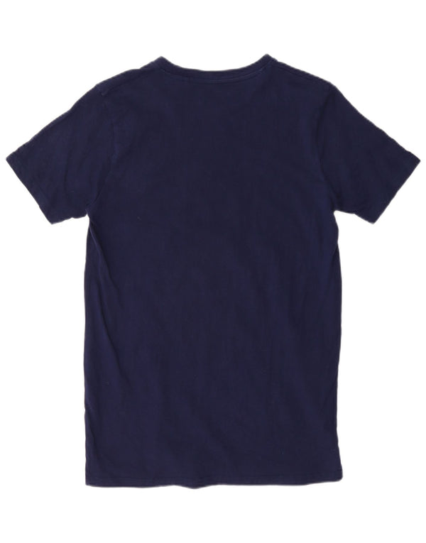 Tricou grafic pentru bărbați Champion Top mic din bumbac bleumarin