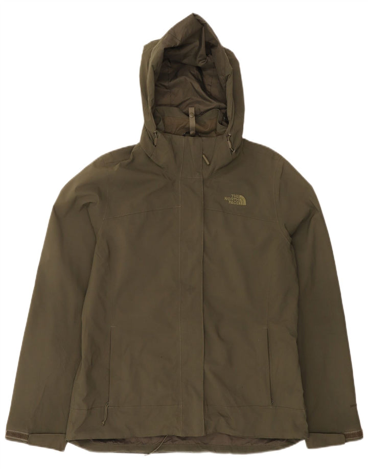 Jachetă Windbreaker pentru femei cu glugă The North Face UK 14 Medium Khaki
