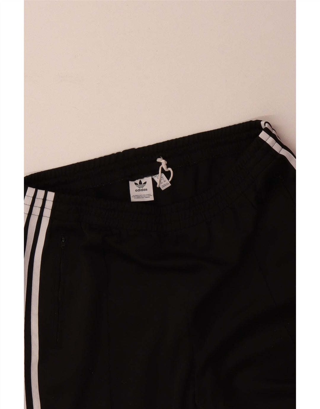 Pantaloni de trening ADIDAS pentru femei UK 12 Poliester mediu negru