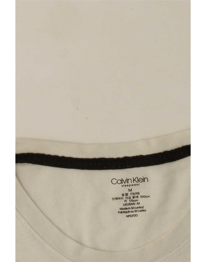 Tricou grafic Calvin Klein pentru bărbați Top mediu alb colorblock
