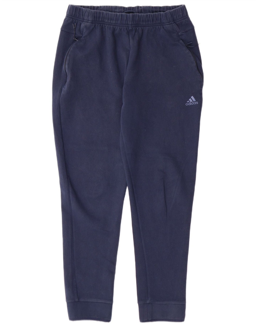 Pantaloni de trening pentru bărbați ADIDAS Pantaloni de jogging mari Bumbac bleumarin