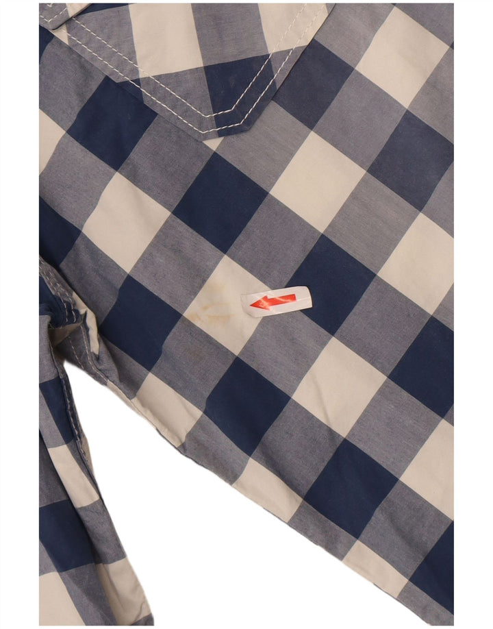 Cămașă pentru bărbați Superdry 2XL Blue Gingham Bumbac
