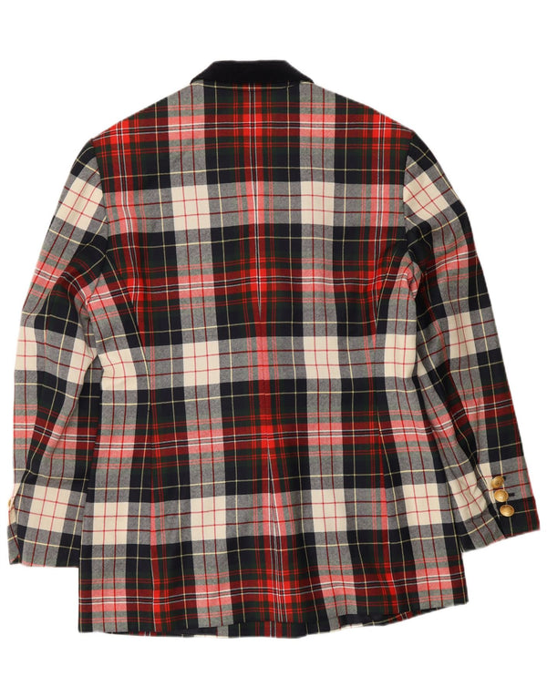 Jachetă pentru femei MONDI cu paragate EU 38 Medium Red Plaid Classic