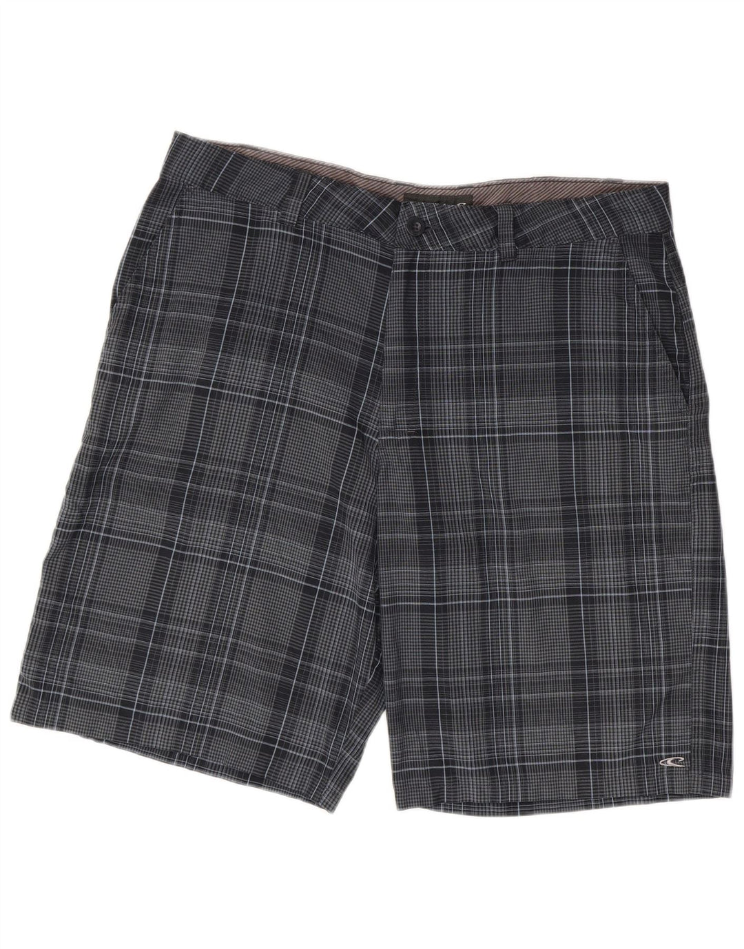 Pantaloni scurți chino pentru bărbați O'Neill W38 XL, poliester în carouri bleumarin