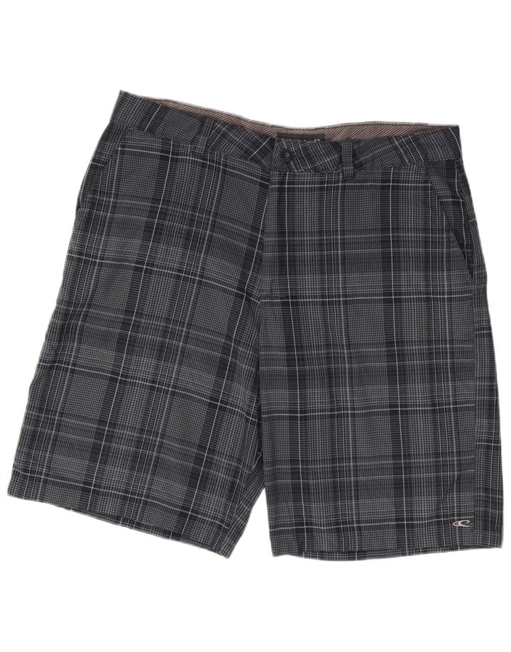 Pantaloni scurți chino pentru bărbați O'Neill W38 XL, poliester în carouri bleumarin