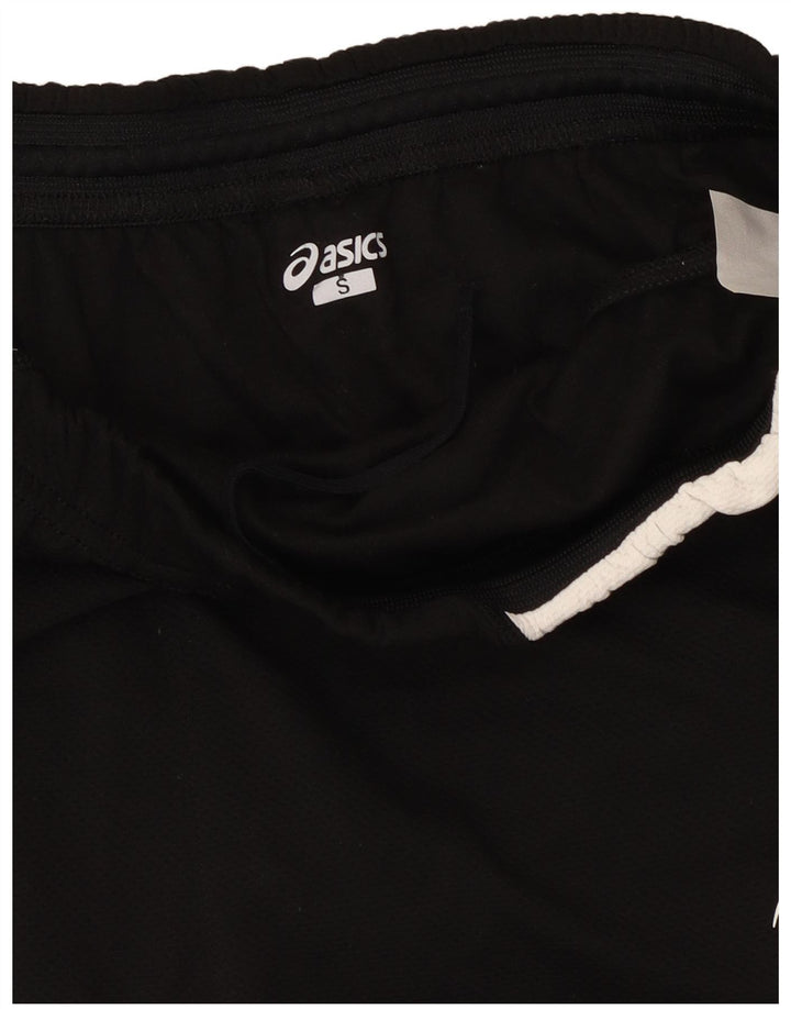 Pantaloni scurți sport grafic Asics pentru femei UK 10, negru, poliester color bloc