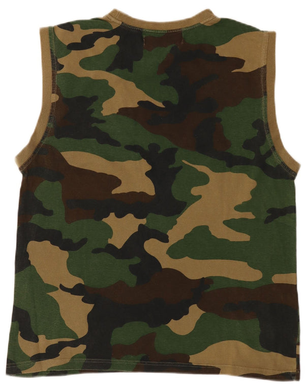 Vest Vest Top Femei Univers UK 18 XL Verde Camuflaj Bumbac