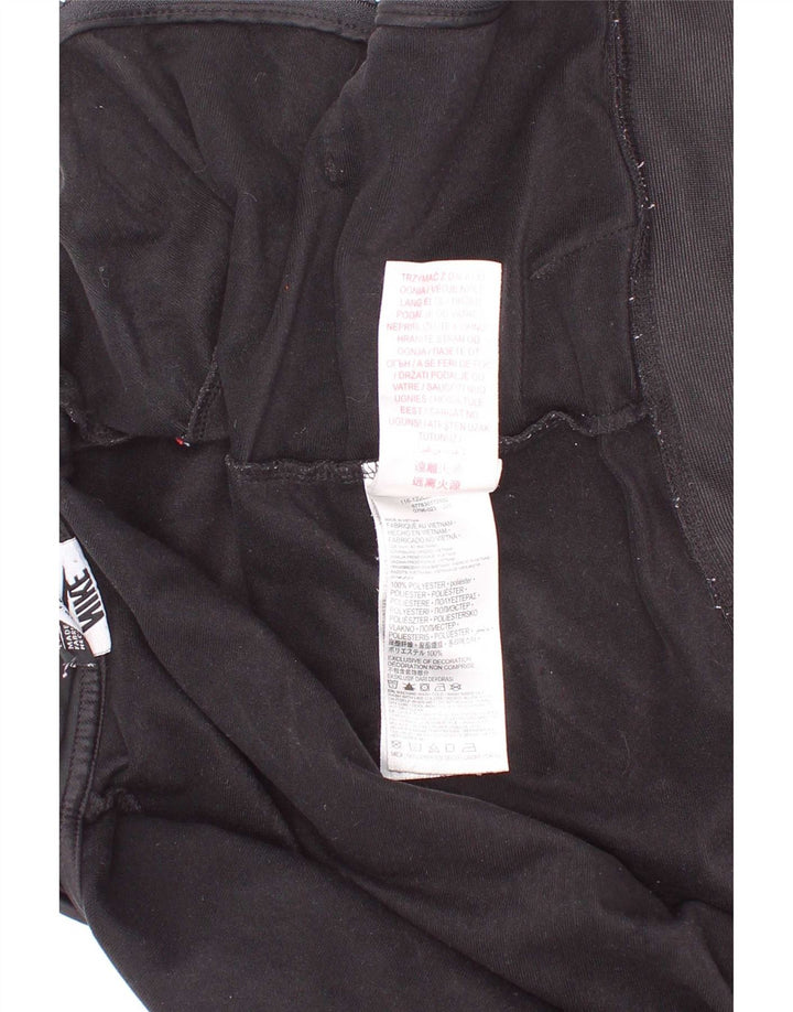 Jachetă de top pentru trening grafic Nike pentru băieți 6-7 ani, mare, negru, colorblock