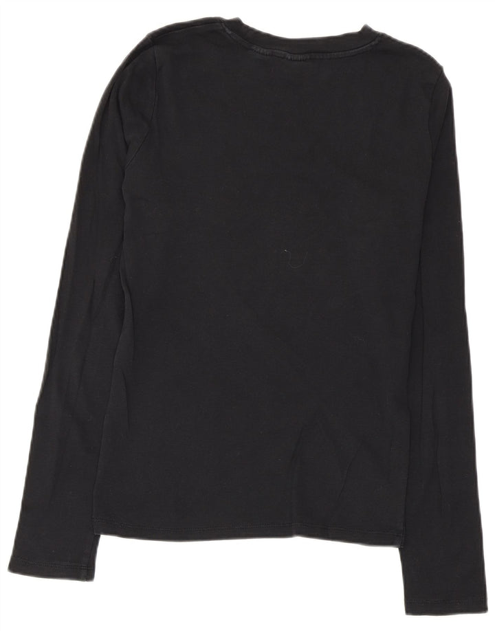 Top pentru femei Levi's cu mânecă lungă UK 12 Medium Negru