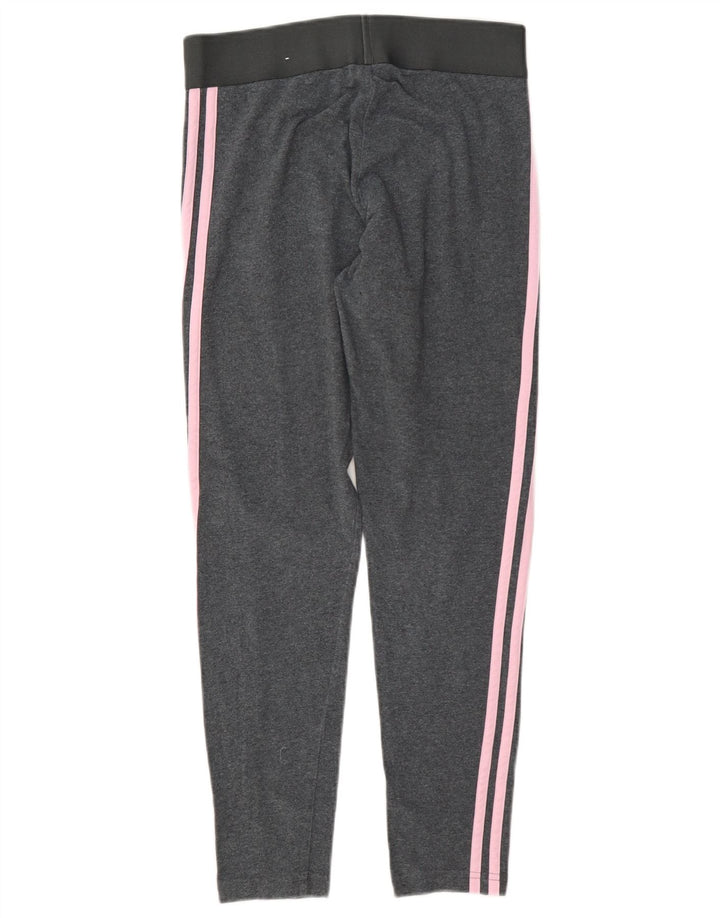 Leggings pentru femei Adidas UK 10, bumbac gri mic