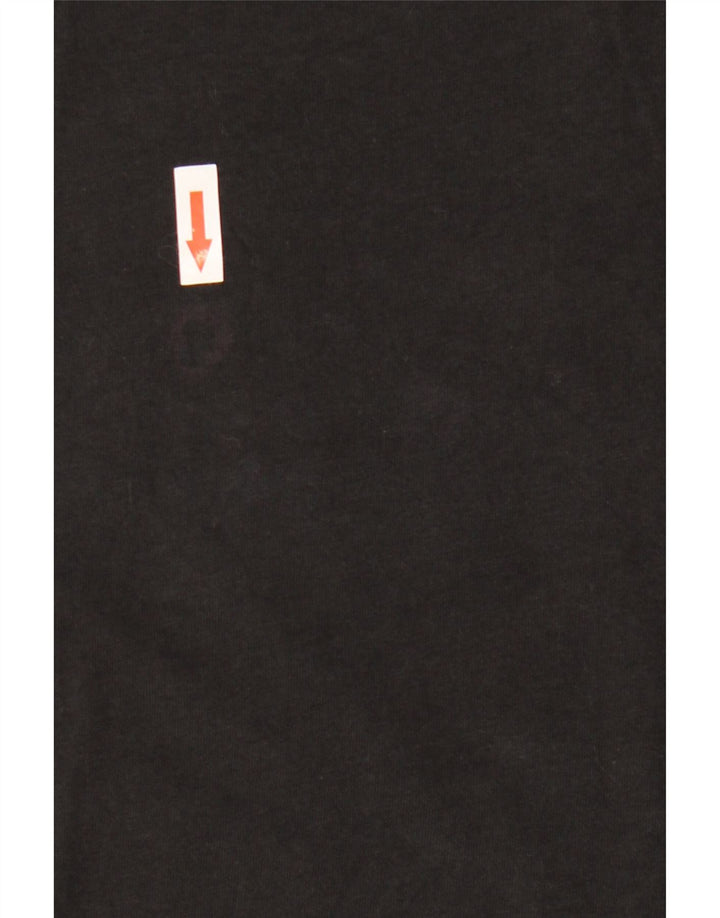 Tricou grafic Rip Curl pentru bărbați, cu croiala standard, mare, negru