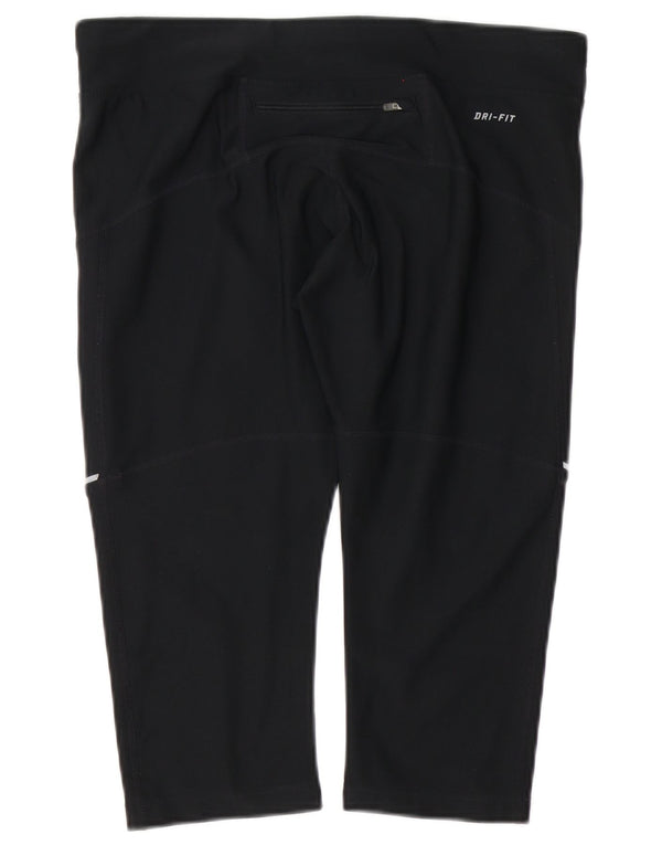 Pantaloni scurti sport Nike Dri Fit pentru femei UK 16 Large Negru