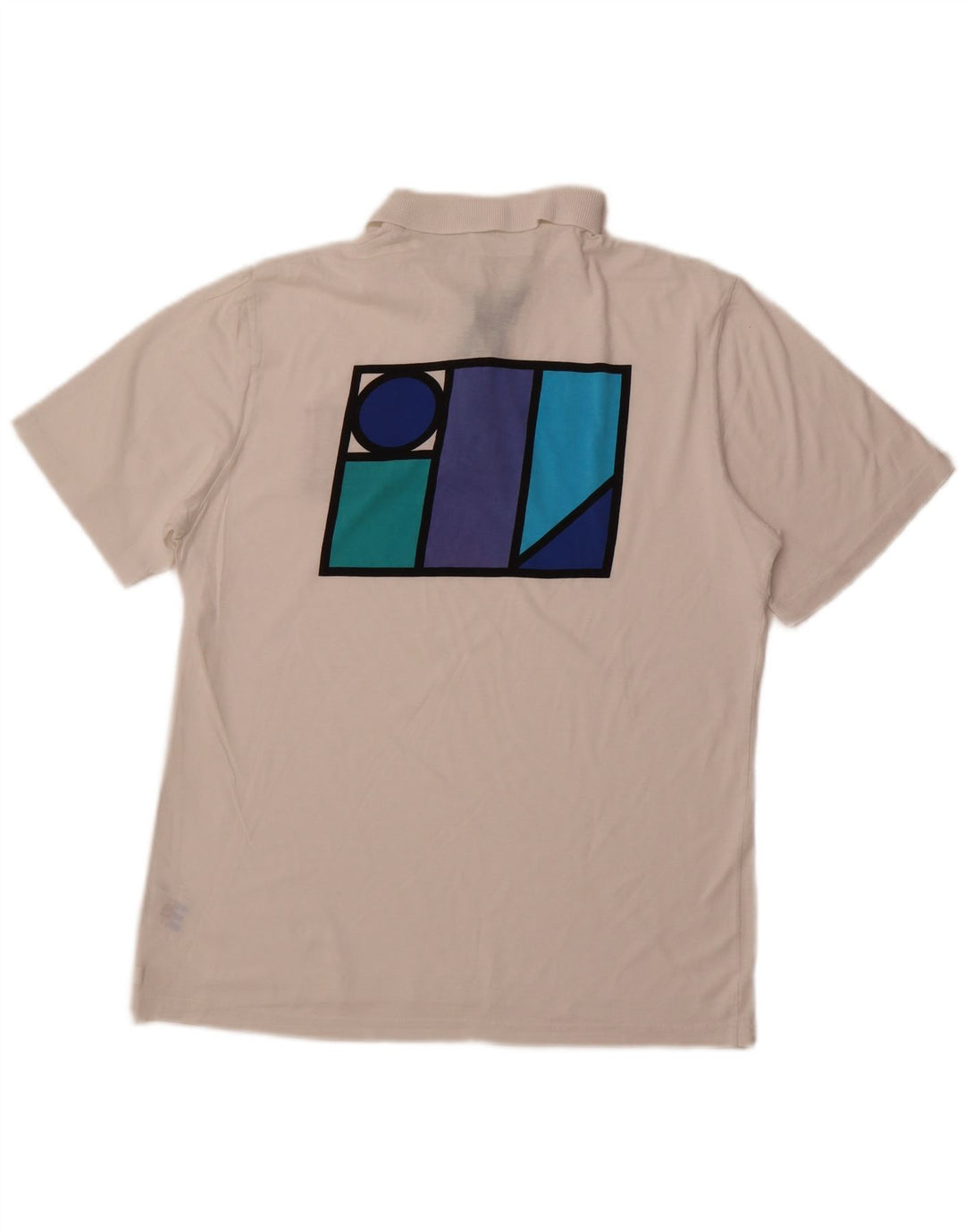 Tricou polo grafic ADIDAS pentru bărbați IT 50, bumbac alb mediu