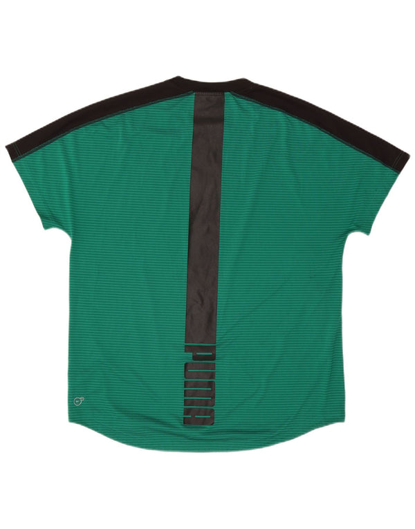 Tricou grafic Puma pentru bărbați Top XL, verde, poliester color bloc