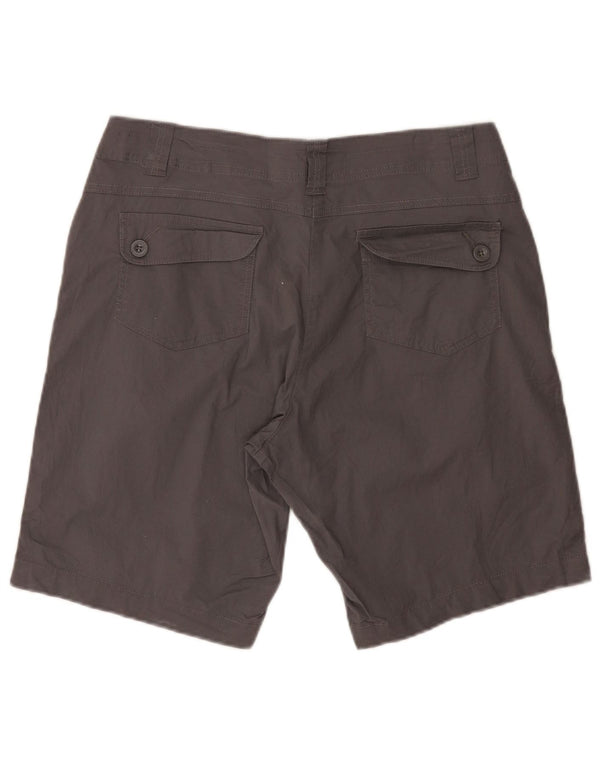 Mountain Warehouse Pantaloni scurti chino pentru femei UK 14 Large W34 Grey Bumbac