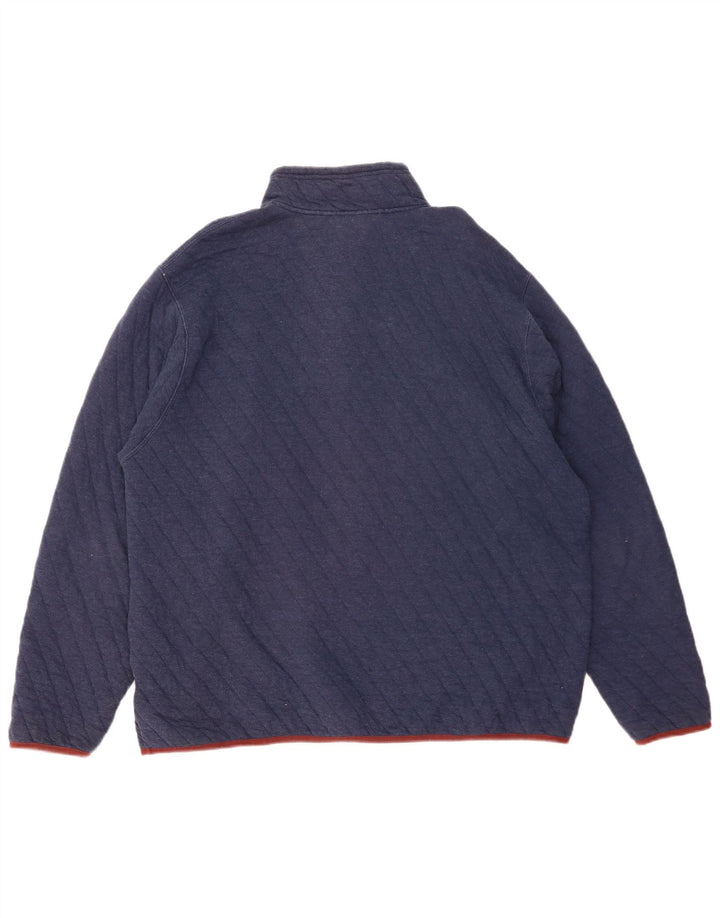 Pulover ORVIS pentru bărbați, cu gât cu nasturi, XL, bumbac bleumarin