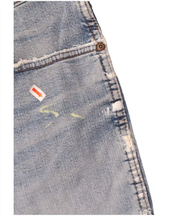 Pantaloni scurți WRANGLER Texas Stretch Denim W40 XL Bumbac albastru