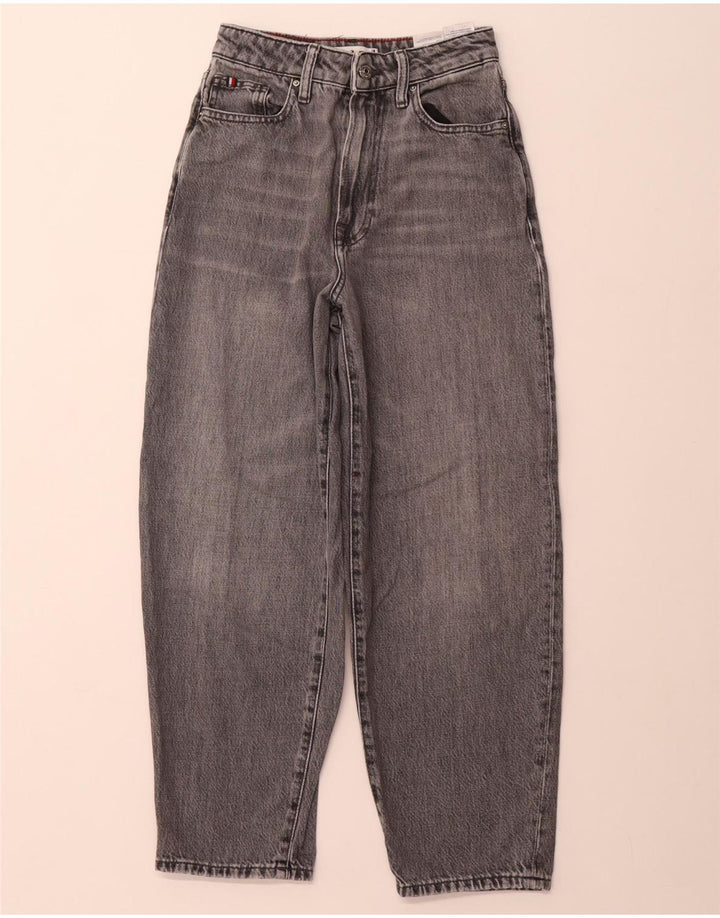 TOMMY HILFIGER Blugi conici cu talie înaltă Eva pentru femei W25 L25 bumbac gri