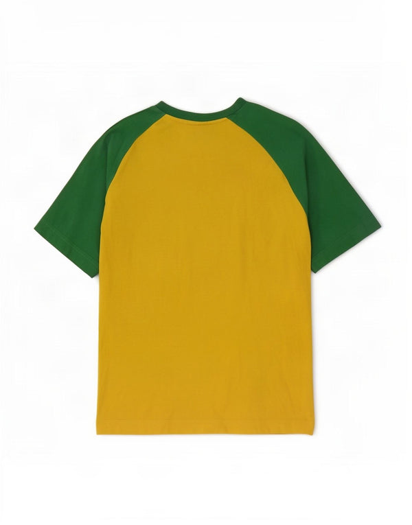 Tricou grafic Puma pentru bărbați Top mic galben Colorblock