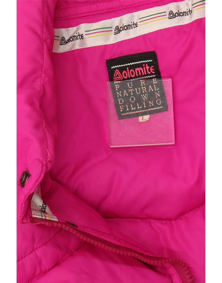 DOLOMITE Gilet căptușit supradimensionat pentru femei UK 16 Large Pink