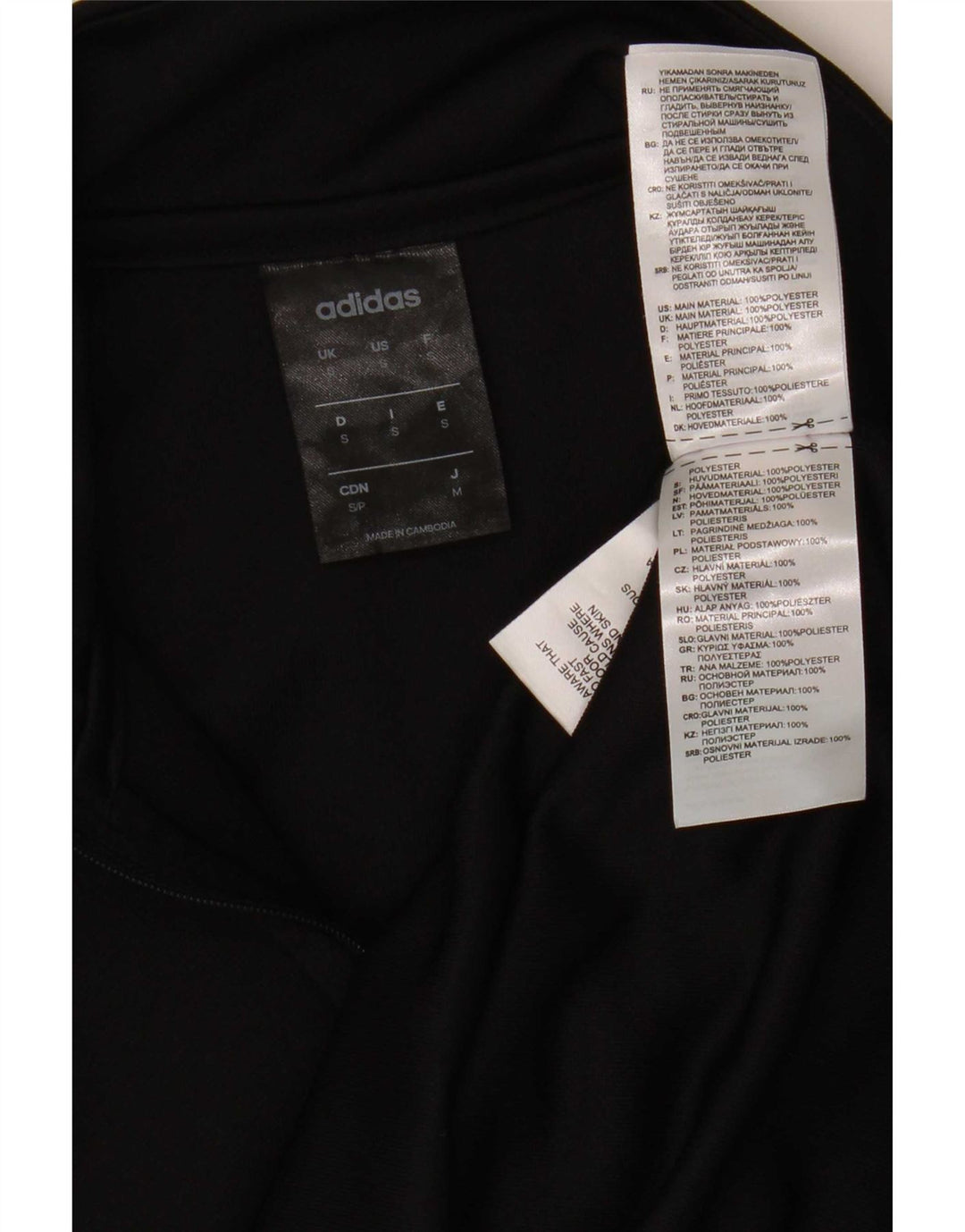 Adidas pentru bărbați Climalite Zip Neck Pullover Trening Top Mic Negru Poliester