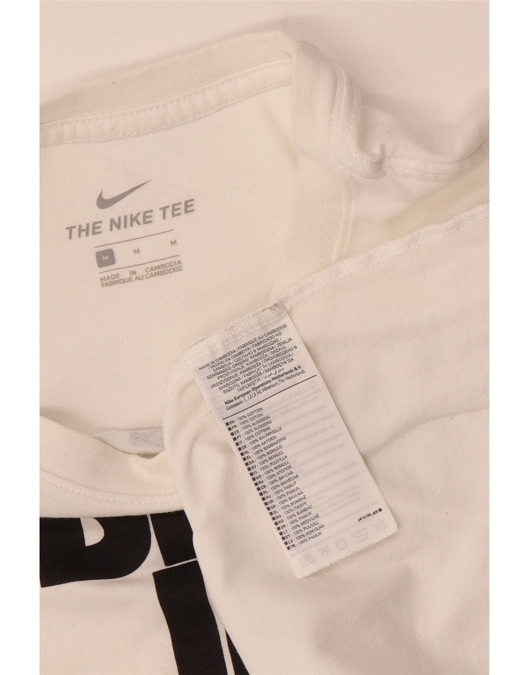 Tricou grafic pentru bărbați Nike Top Medium White Bumbac