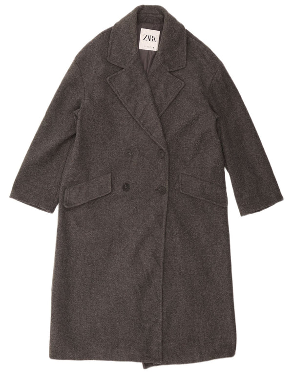 Palton supradimensionat pentru femei ZARA UK 6 XS poliester gri