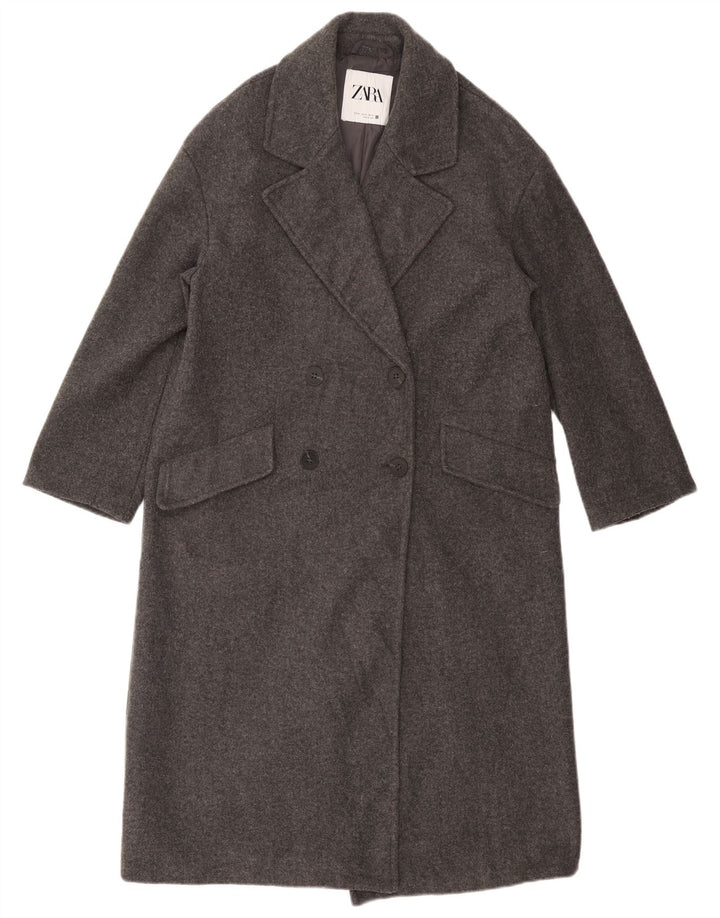 Palton supradimensionat pentru femei ZARA UK 6 XS poliester gri